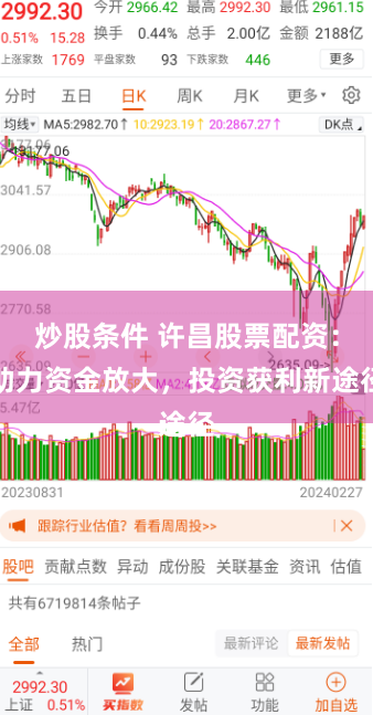 炒股条件 许昌股票配资：助力资金放大，投资获利新途径